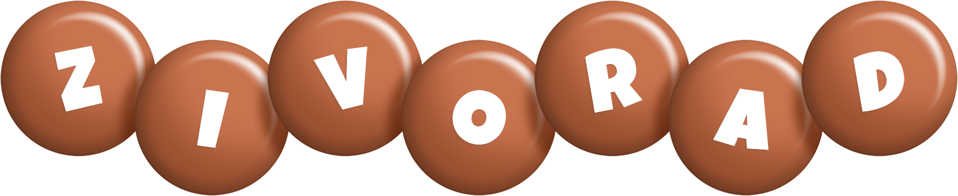 Zivorad candy-brown logo