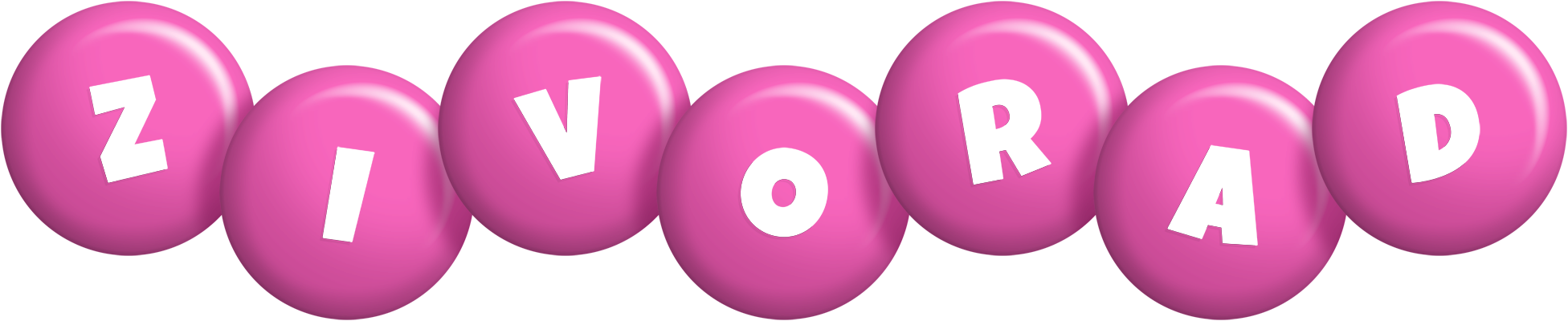 Zivorad candy-pink logo