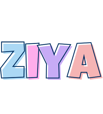 Ziya pastel logo