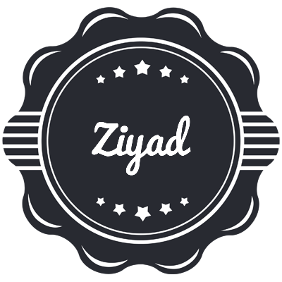Ziyad badge logo