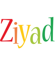 Ziyad birthday logo