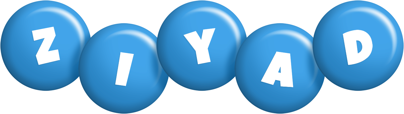 Ziyad candy-blue logo