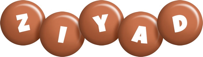 Ziyad candy-brown logo