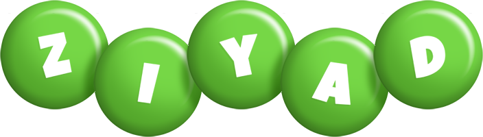 Ziyad candy-green logo
