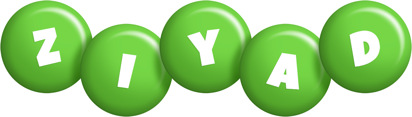 Ziyad candy-green logo