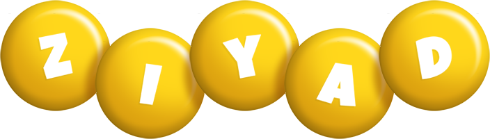 Ziyad candy-yellow logo