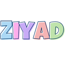 Ziyad pastel logo