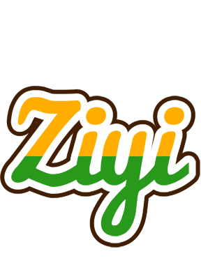 Ziyi banana logo