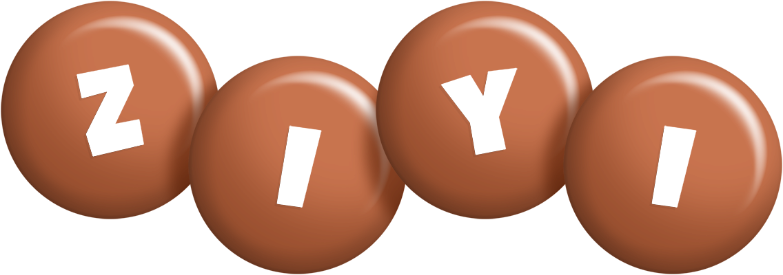 Ziyi candy-brown logo