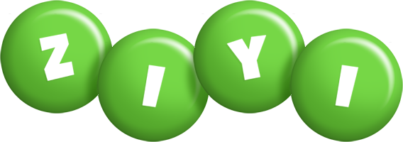 Ziyi candy-green logo
