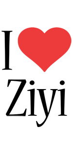 Ziyi i-love logo