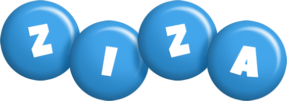 Ziza candy-blue logo