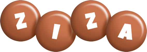 Ziza candy-brown logo