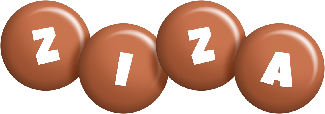 Ziza candy-brown logo