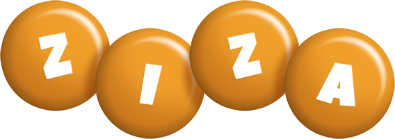 Ziza candy-orange logo