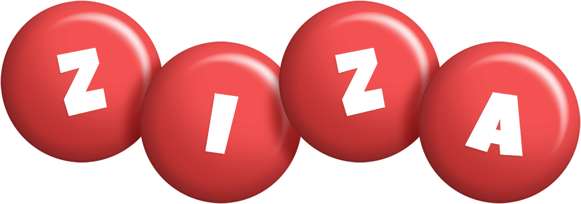 Ziza candy-red logo