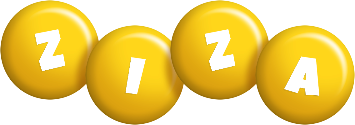 Ziza candy-yellow logo