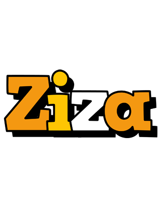 Ziza cartoon logo