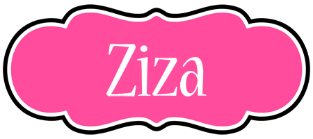 Ziza invitation logo