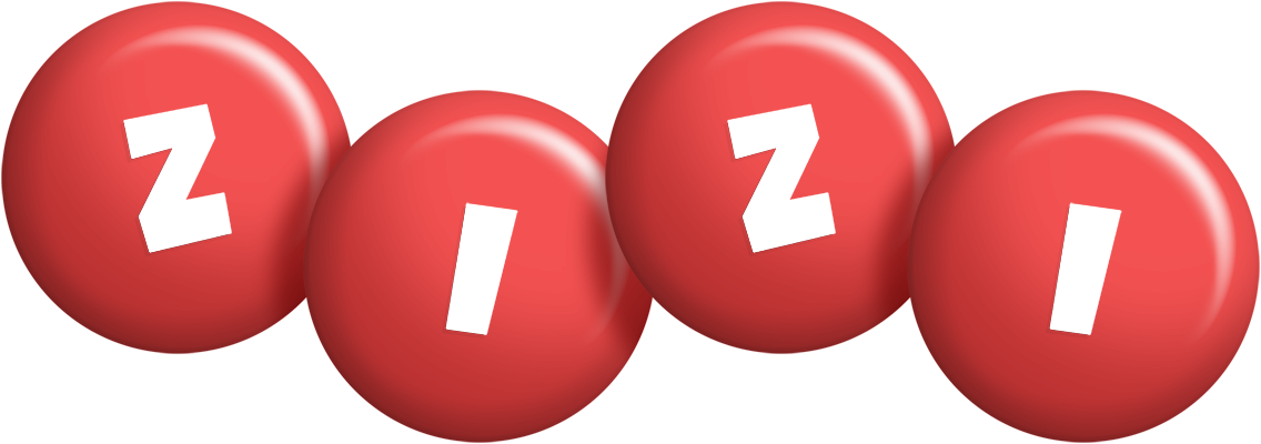Zizi candy-red logo