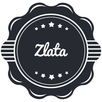 Zlata badge logo