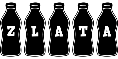 Zlata bottle logo