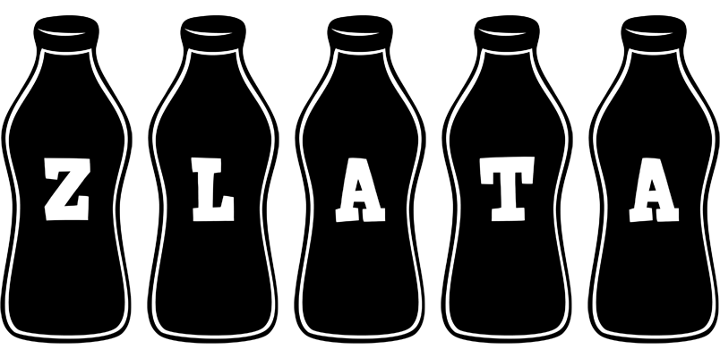 Zlata bottle logo