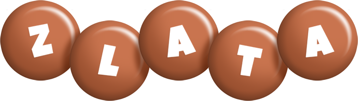 Zlata candy-brown logo