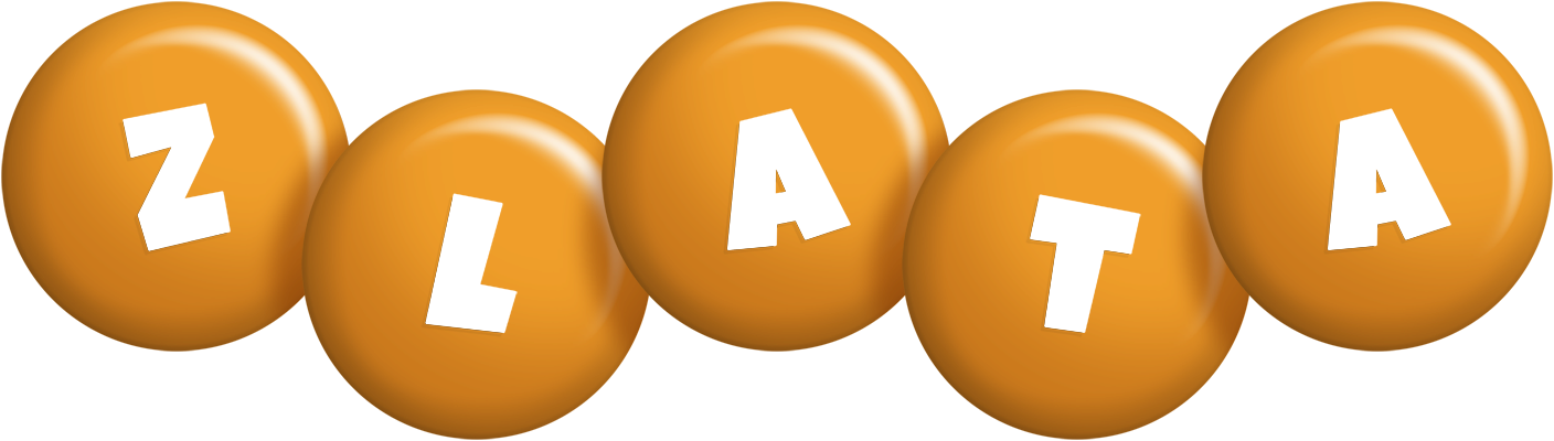 Zlata candy-orange logo