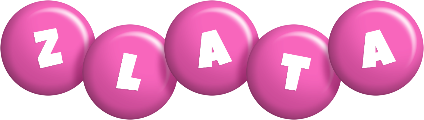 Zlata candy-pink logo