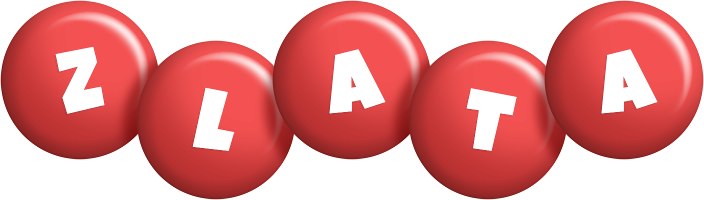 Zlata candy-red logo