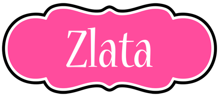 Zlata invitation logo