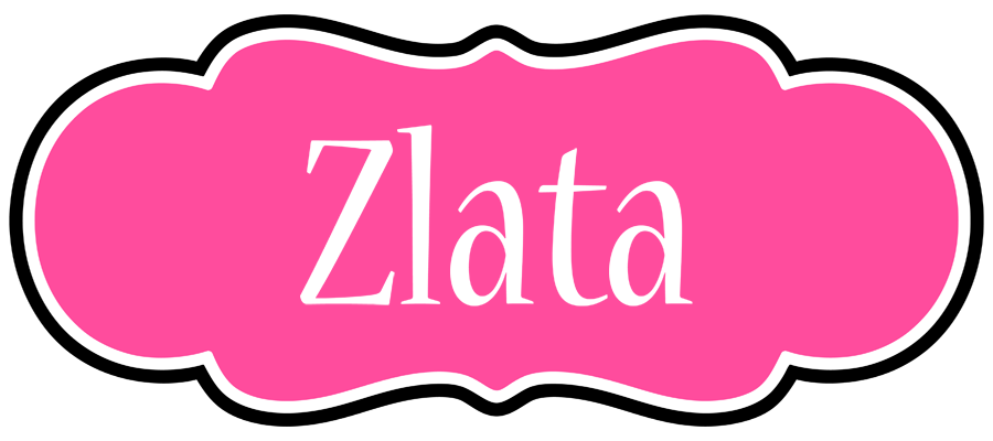Zlata invitation logo