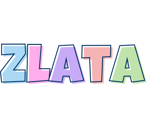 Zlata pastel logo