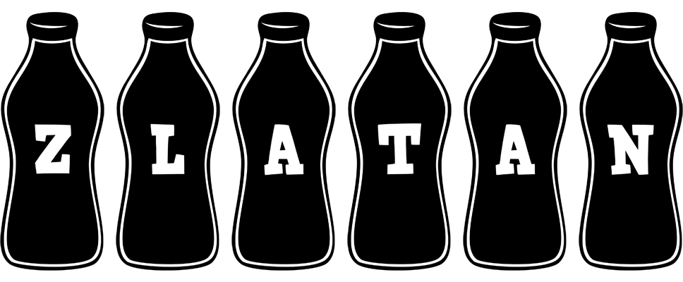 Zlatan bottle logo