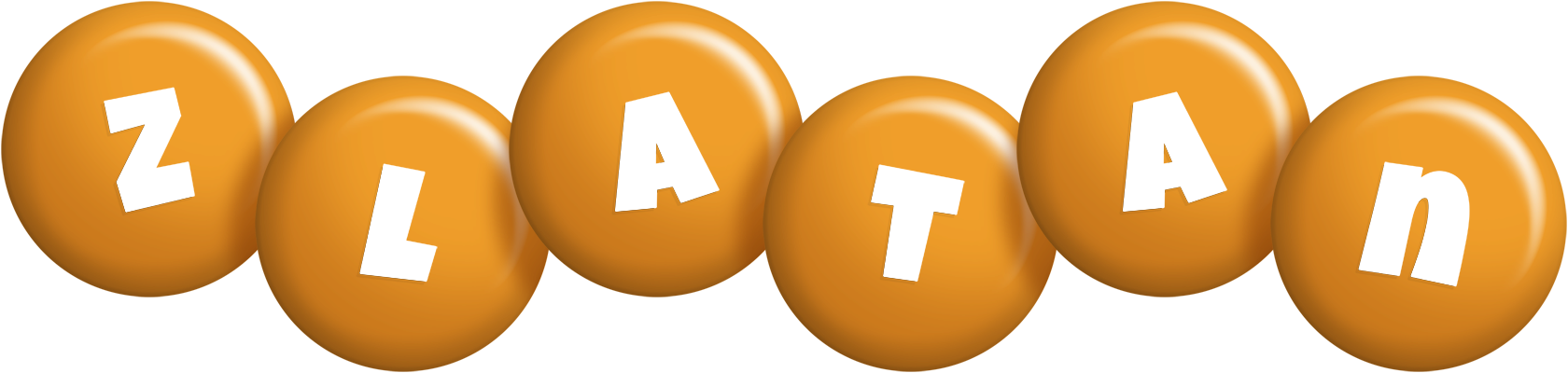Zlatan candy-orange logo