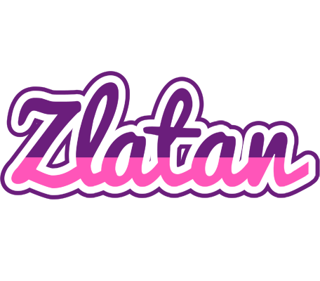Zlatan cheerful logo
