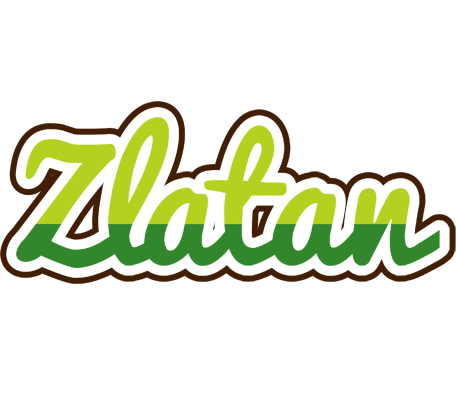 Zlatan golfing logo