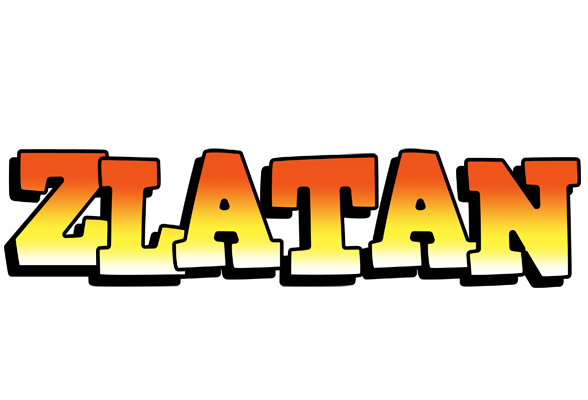 Zlatan sunset logo