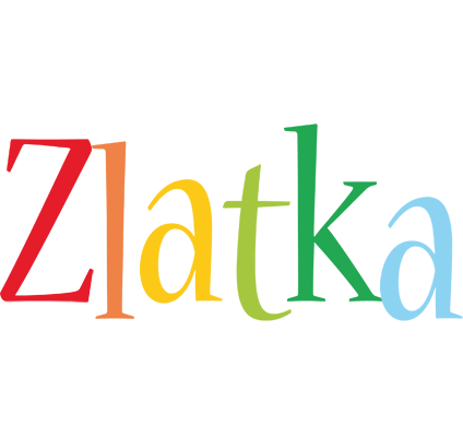 Zlatka birthday logo