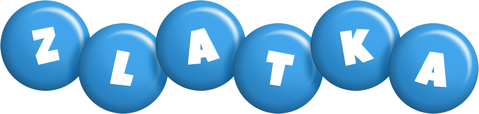 Zlatka candy-blue logo