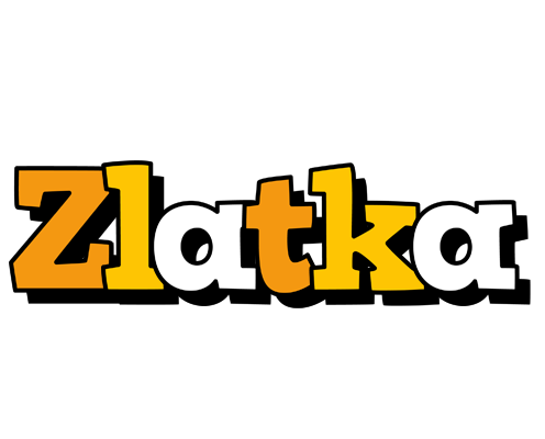 Zlatka cartoon logo