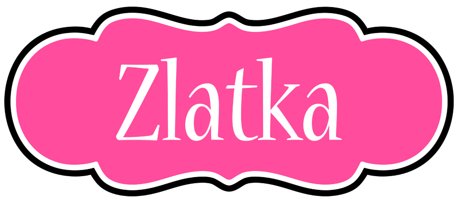 Zlatka invitation logo