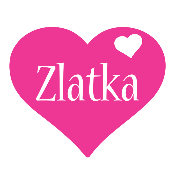 Zlatka love-heart logo
