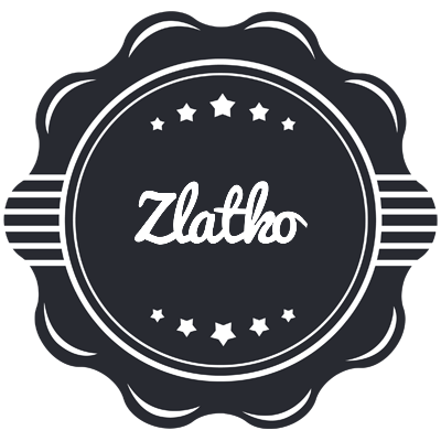 Zlatko badge logo