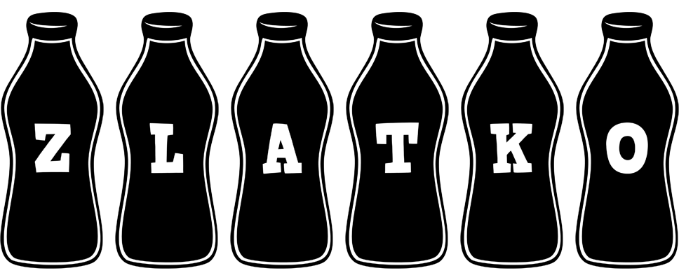 Zlatko bottle logo