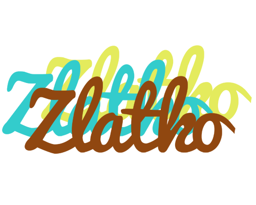 Zlatko cupcake logo