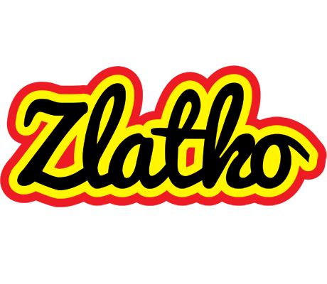Zlatko flaming logo