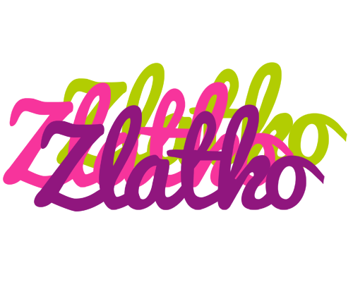 Zlatko flowers logo