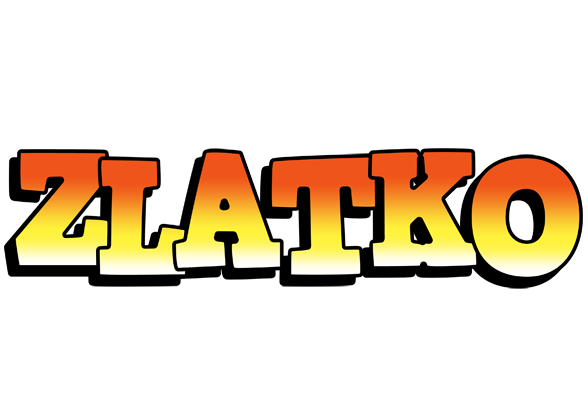 Zlatko sunset logo